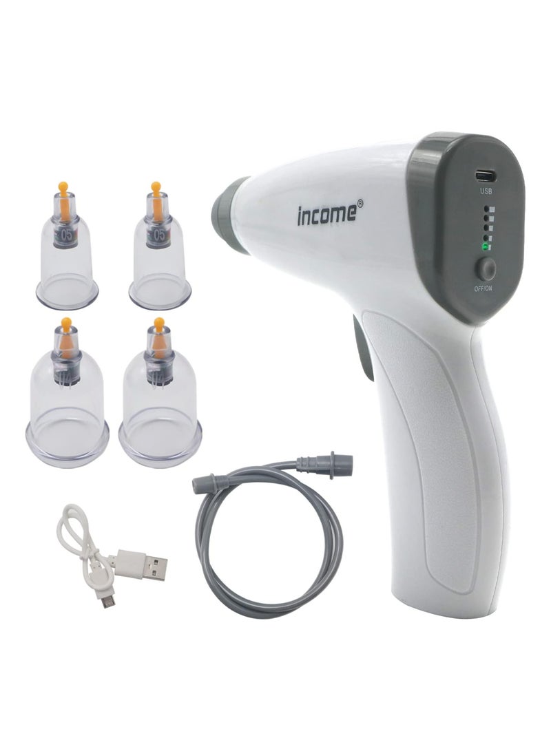 جهاز تدليك كهربائي مضاد للسيلوليت بكأس شفط للوجه والجسم وبنوك فراغية ومجموعة علاج الحجامة والغواشا والعلاج الطبيعي الصيني - Image 1