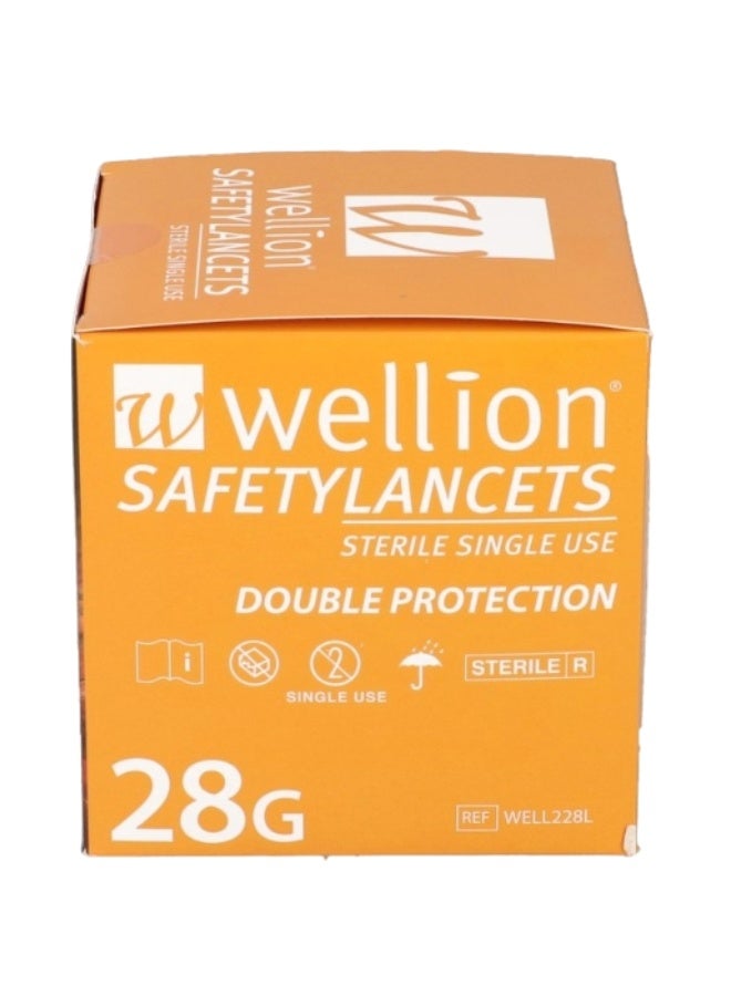 ويليون 200 قطعه إبر وخز سيفتي لانست مقاس 28 ج - Image 3