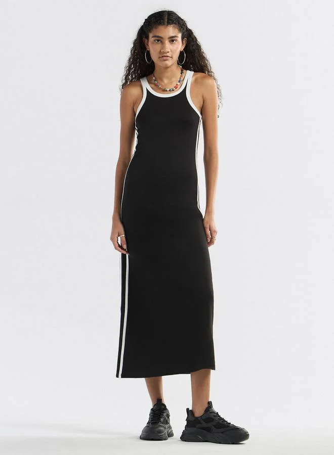 Splash FAV Racer Stripe Midi Dress