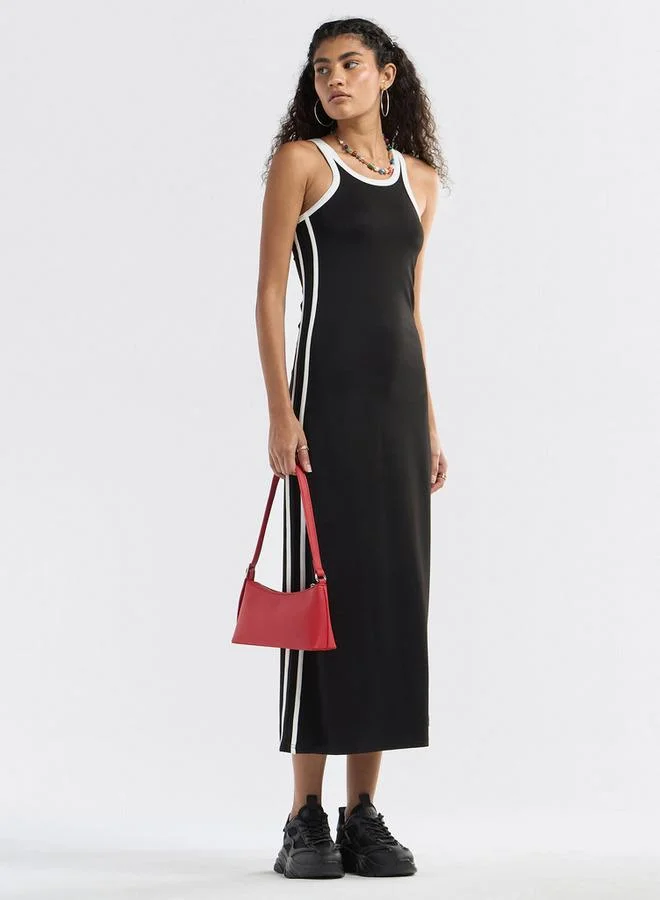 Splash FAV Racer Stripe Midi Dress