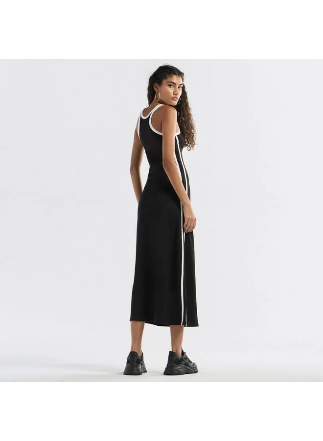 Splash FAV Racer Stripe Midi Dress