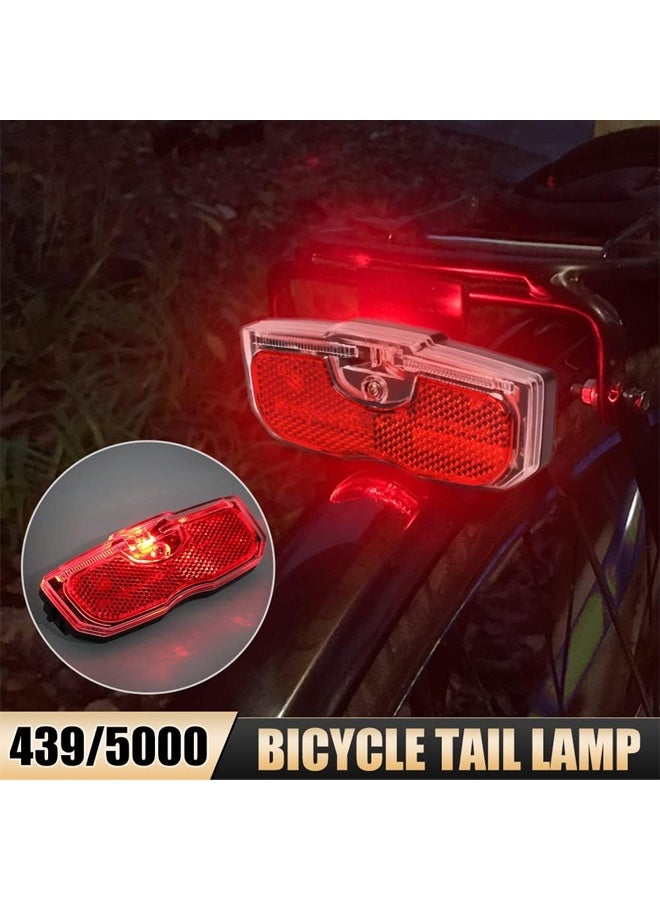 DUNISO Bike Tail Light, Bicycle Rear Reflector Tail Light，Easy to Install, Waterproof and Durable，for Road Bike，Electric Bike, Mountain Bike(Battery NOT Included) - Image 2