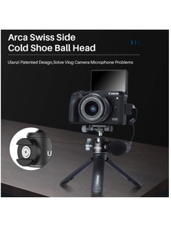 Excefore Tripod Ball Heads for 1/4" Tripod, U-80L Camera BallHead Metal Mini Ball Head 360 Degree Rotating Panoramic Arca Quick Release Plate & Cold Shoe, for DSLR Camera Camcorder Tripod Monopod Slider  - Image 2
