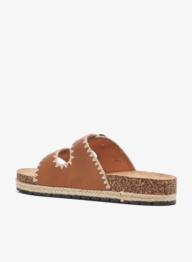 DOWN TO EARTH Casual Flat Sandal