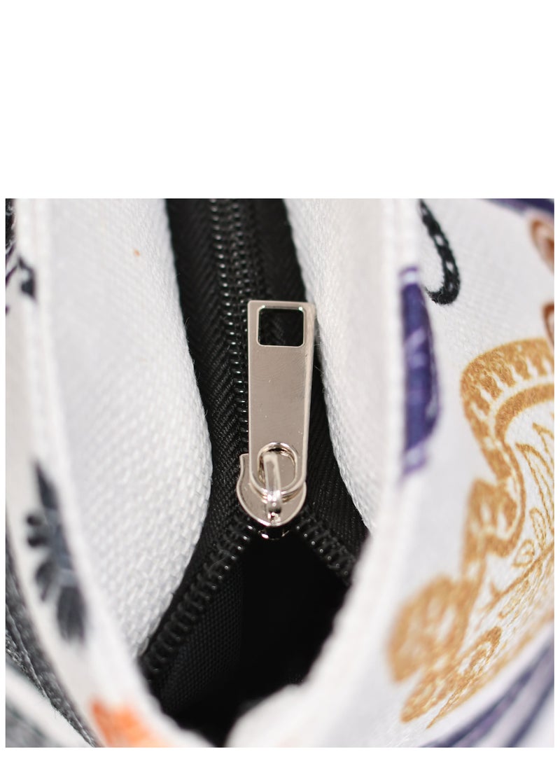 Stylish beach bag with a linen lining and a hemp rope handle, large capacity, water resistant  - Image 5