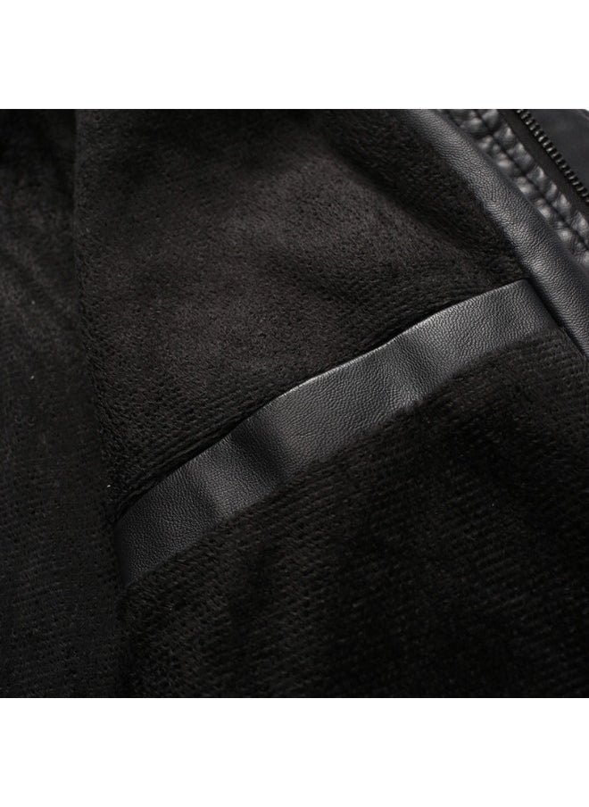 Men's Yellow and Black Contrast Bomber Jacket
