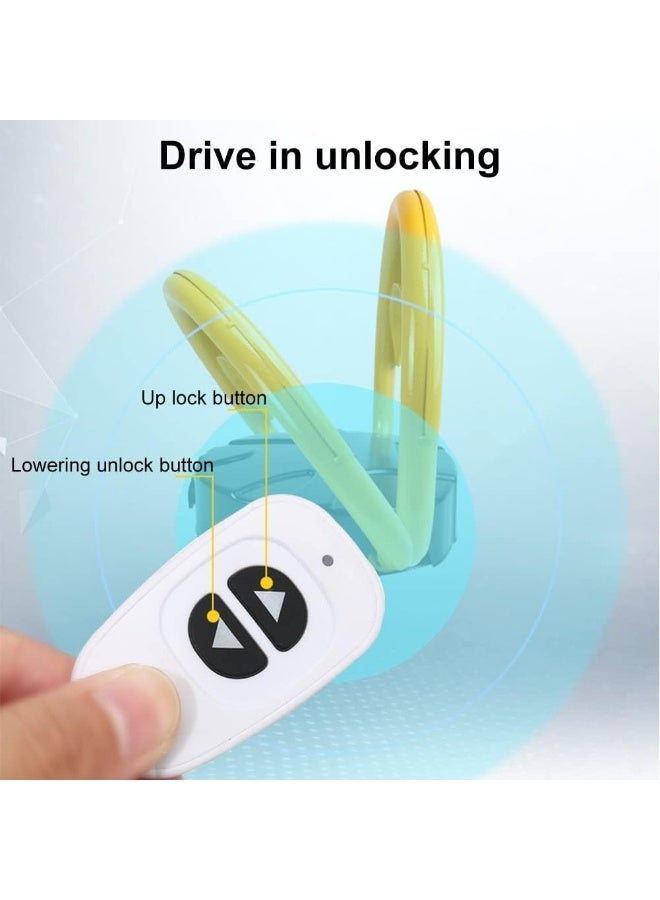 Eworld Automatic Remote Control Parking Lock – Heavy-Duty Parking Barrier with 180° Anti-Collision, Buzzer Alarm, and Waterproof Design for Home, Business & Office Use  - Image 4