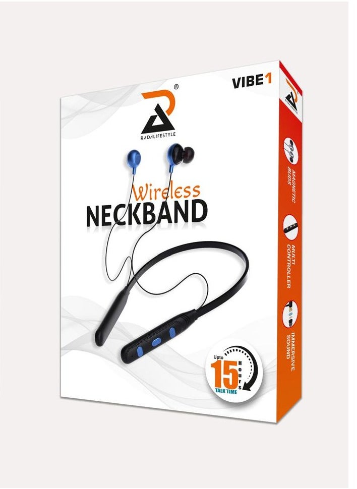 RADALIFESTYLE Radalifestyle Vibe 1  Wireless Bluetooth Neckband In Ear-buds With Dynamic Bass & Stereo  - Image 5