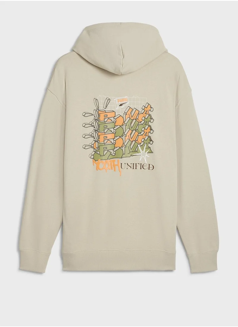 بوما Downtown Graphic Hoodie