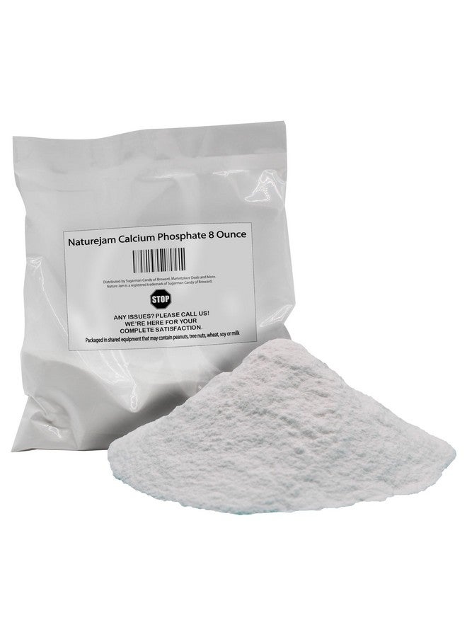 Naturejam Calcium Phosphate 8 Ounce-Food Grade-Mixture of monocalcium Phosphate and Calcium Acid Pyrophosphate - Image 1