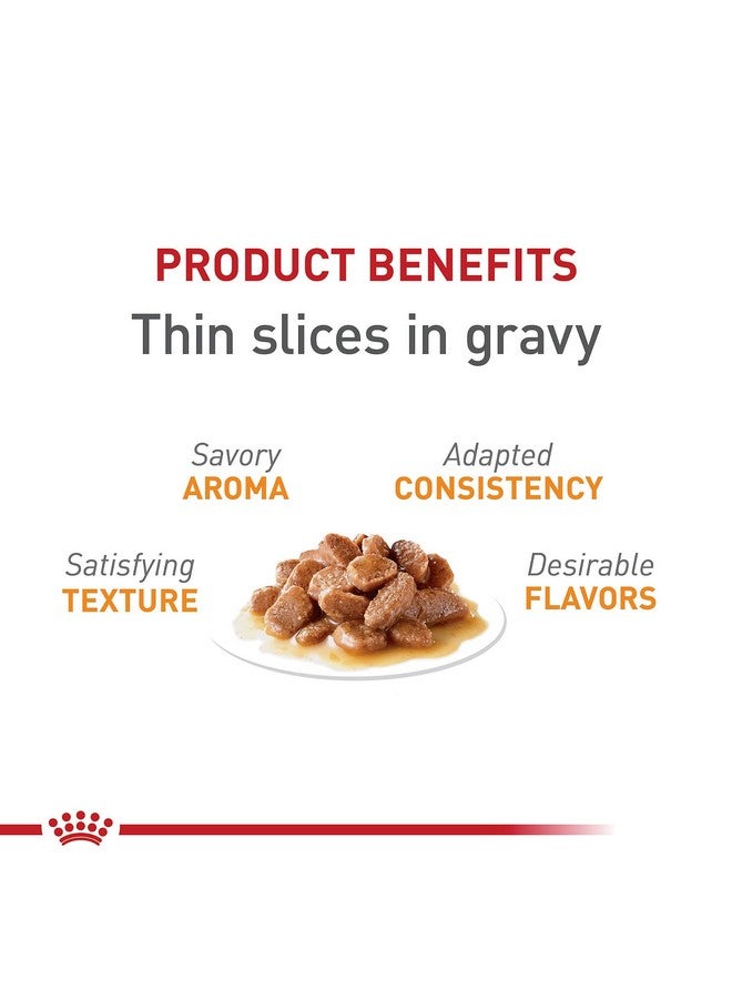 ROYAL CANIN Feline Care Nutrition Hair & Skin Care Thin Slices In Gravy Canned Cat Food, 3 Ounce (Pack Of 24) - Image 4