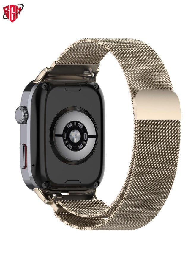 BGM For Huawei Watch D2 Vertical Metal Connector Milanese Magnetic Loop Watch Band(Starlight)  - Image 2