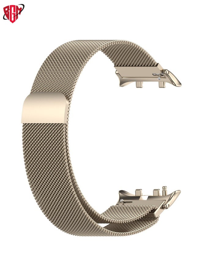 BGM For Huawei Watch D2 Vertical Metal Connector Milanese Magnetic Loop Watch Band(Starlight)  - Image 4