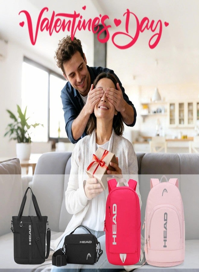HEAD Waterproof Laptop Backpack for Women & Men, Lightweight Casual Daypack for Sport/Gym/Fitness/Work/Daily, Rose - Image 4
