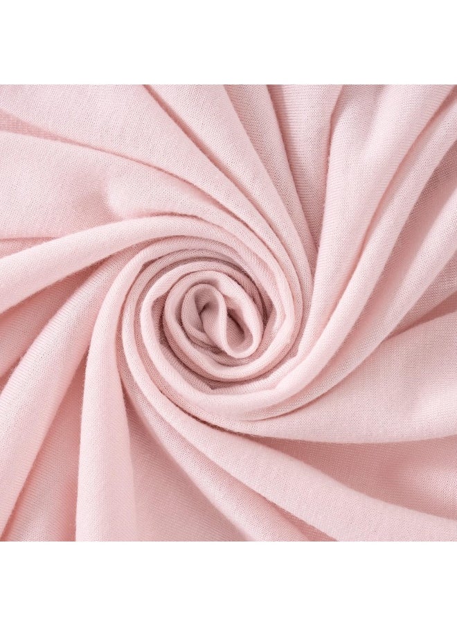 TILLYOU TILLYOU Changing Pad Cover Set in Soft Jersey Material - Fits 32"/34''x16 Contoured Pad for Babies, Elephant & Cloud, Pink  - Image 5