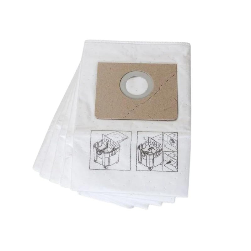 Fein OEM Premium Nonwoven HighCapacity Filter Bags for Turbo II 35 L Vacuums TearResistant Material Holds 23x More Dust Than Standard Bags 5Pack 31345251010 - Image 2
