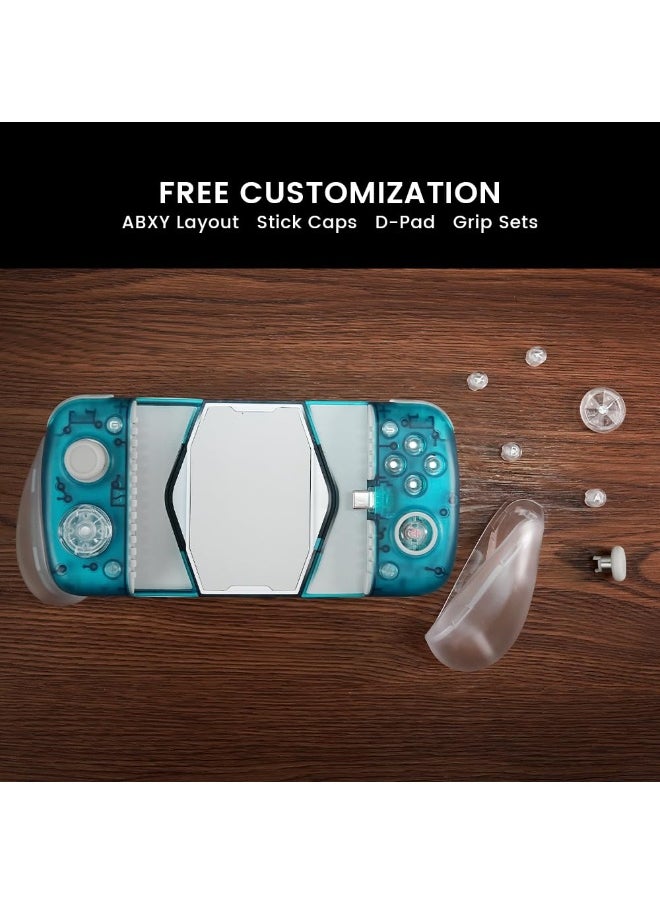 General Professional Gamepad GameSir X3 Pro Aurora Borealis Mobile Gaming Controller with Cooler Android, iPhone 15 Series, Ergonomic Design-Phone Controller, Support Zenless Zone Zero, Cloudy Gaming, Xbox Game Pass  - Image 5
