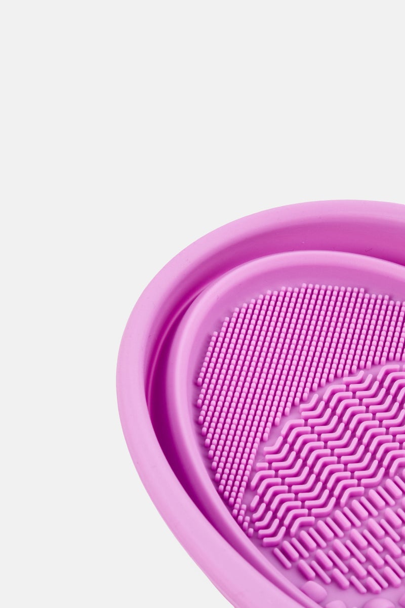 Olivia Rose Makeup Brush Cleaning Bowl, Purple - Image 3