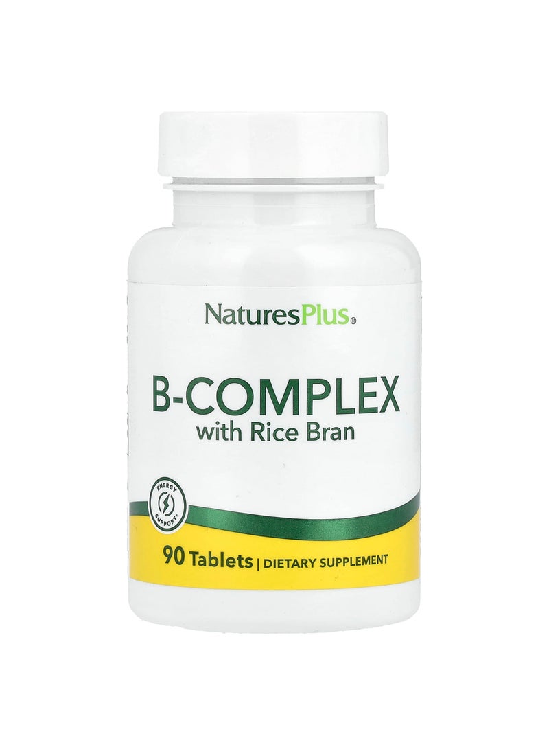 B-Complex with Rice Bran, 90 Tablets