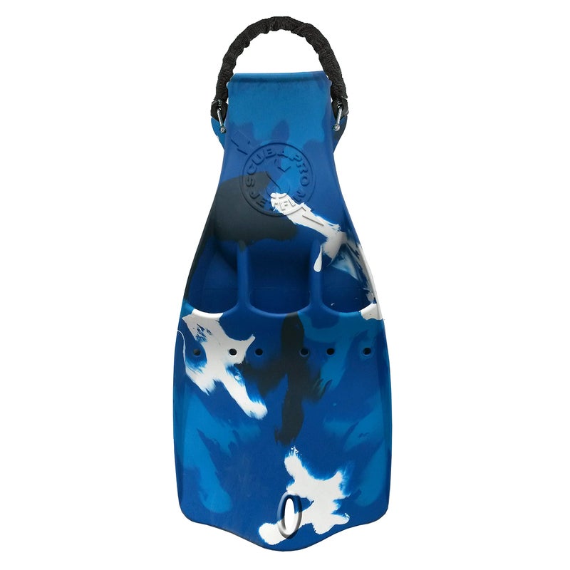 SCUBAPRO Jet Diving Fin with Spring Heel Strap Blue Camo XL - Image 2