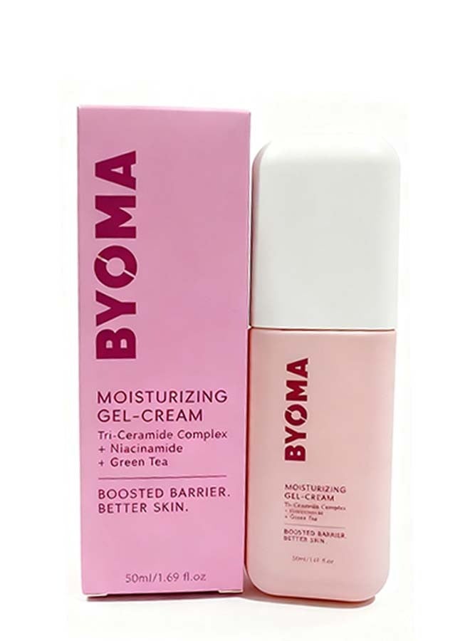 BYOMA Moisturizing Gel Cream - Barrier Repair Cream/Gel Face Lotion with Niacinamide and Green Tea - Ceramide Face Moisturizer for Dry Skin - Alcohol Free, Oil Free Face Moisturizer - 1.69 fl. oz - Image 1