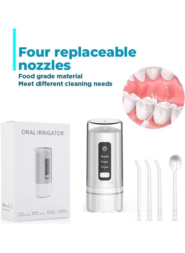 Zikra Water Dental flosser for Teeth, Multi- Function Portable Electric Tooth Cleaner for Teeth, USB Rechargeable Water Dental Picks for Cleaning - Image 3