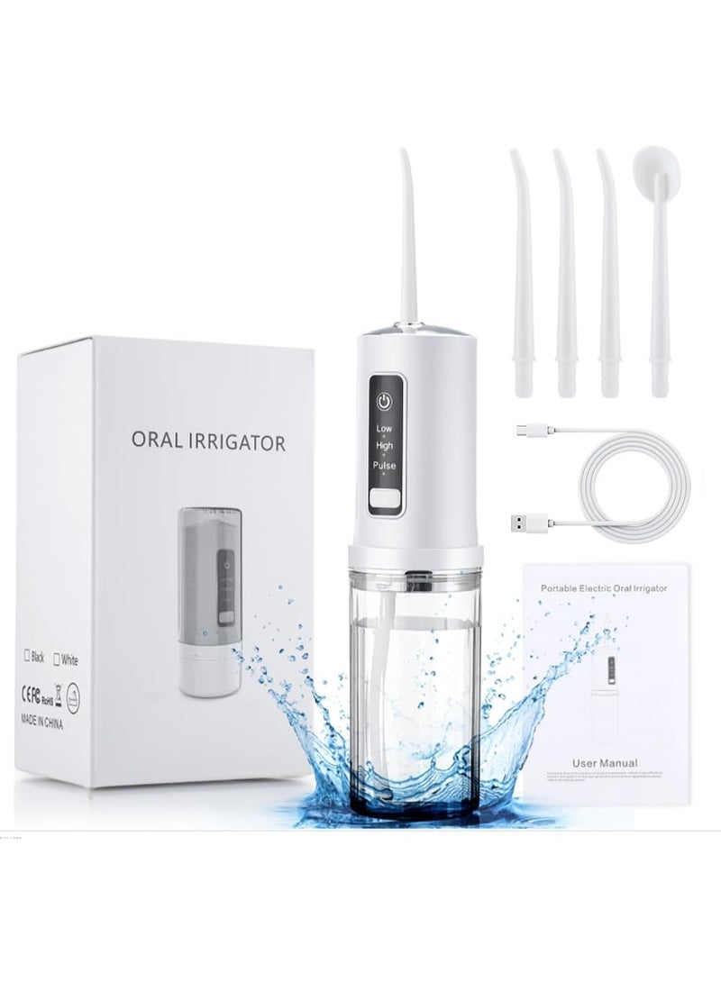 Zikra Water Dental flosser for Teeth, Multi- Function Portable Electric Tooth Cleaner for Teeth, USB Rechargeable Water Dental Picks for Cleaning - Image 1