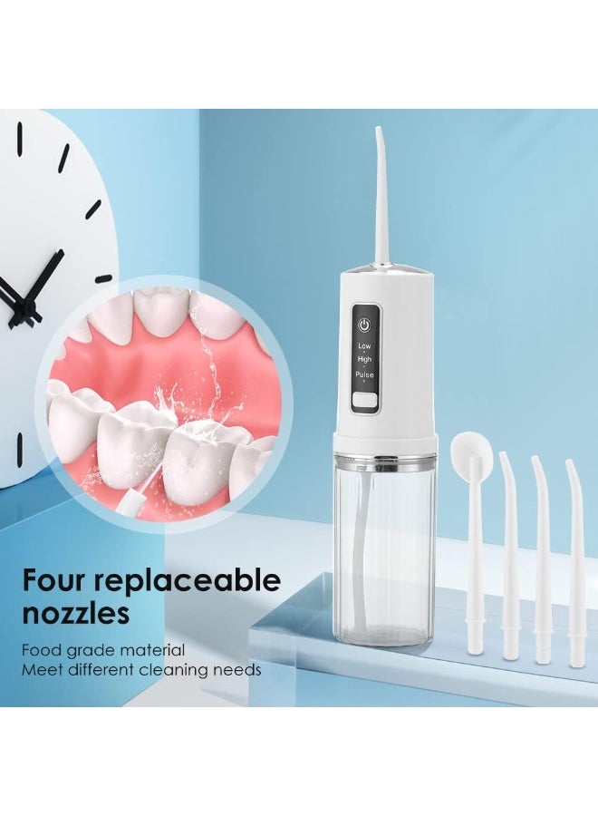 Zikra Water Dental flosser for Teeth, Multi- Function Portable Electric Tooth Cleaner for Teeth, USB Rechargeable Water Dental Picks for Cleaning - Image 4