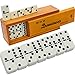 Queensell Dominos Set for Adults Dominoes Classic Board Games Double 6 Dominoes Family Games for Kids and Adults Double Six Standard Dominos Set 28 Tiles with Wood Case Juegos de Mesa - Image 2