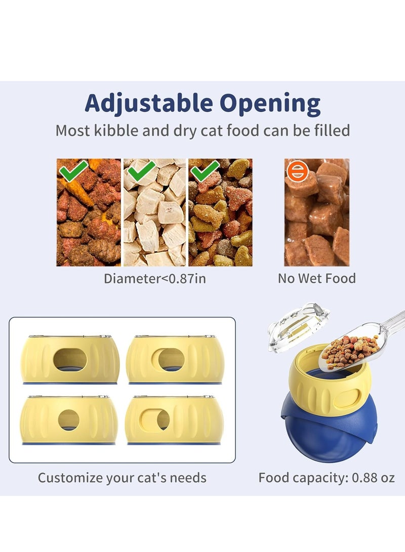 Pet Toys, Cat Toy, Interactive  Puzzle Toy, Adjustable Treat Dispenser for Indoor Cats,  IQ Training & Mental Stimulation Toy, Slow Feed Feeder, Boredom Relief, Enrichment Feeder for Kittens & Adult Cats - Image 5