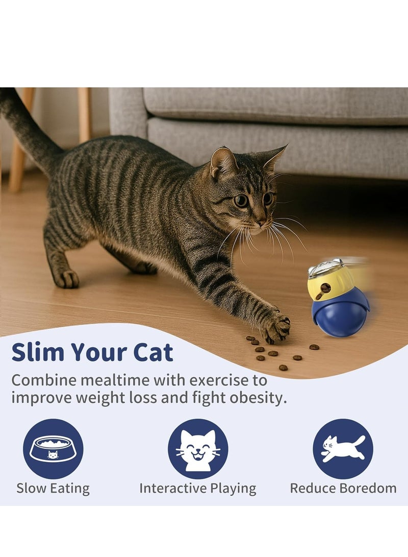Pet Toys, Cat Toy, Interactive  Puzzle Toy, Adjustable Treat Dispenser for Indoor Cats,  IQ Training & Mental Stimulation Toy, Slow Feed Feeder, Boredom Relief, Enrichment Feeder for Kittens & Adult Cats - Image 4