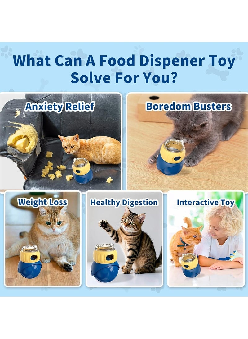 Pet Toys, Cat Toy, Interactive  Puzzle Toy, Adjustable Treat Dispenser for Indoor Cats,  IQ Training & Mental Stimulation Toy, Slow Feed Feeder, Boredom Relief, Enrichment Feeder for Kittens & Adult Cats - Image 3