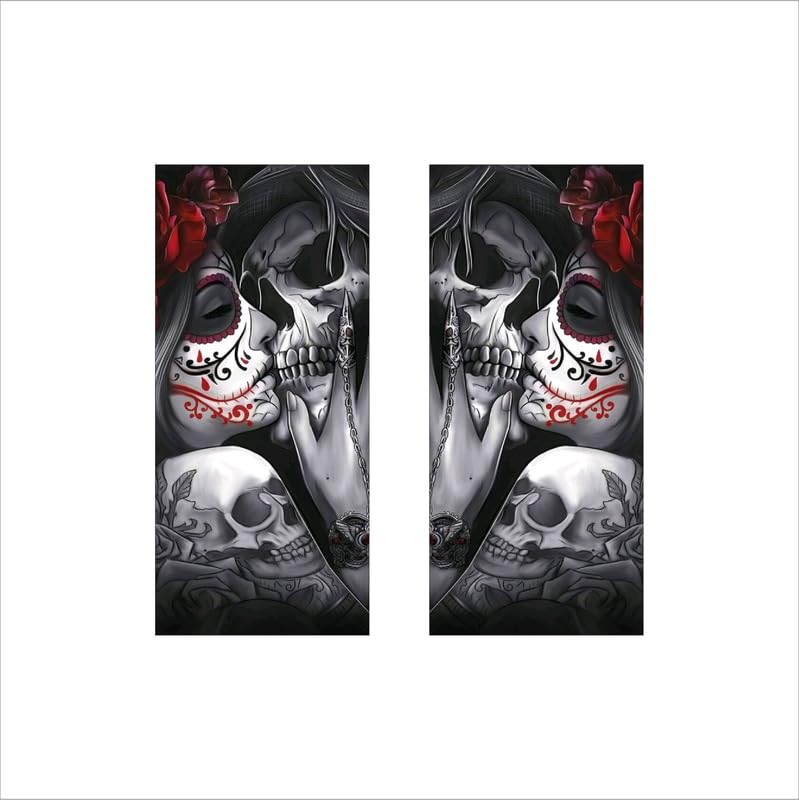 ShipShape Pillars Graphics Look Exterior Car Sticker Self-Adhesive, Waterproof Refelctive Vinyl for All Car Sticker (Pack of 2) Universal 63 - Image 1