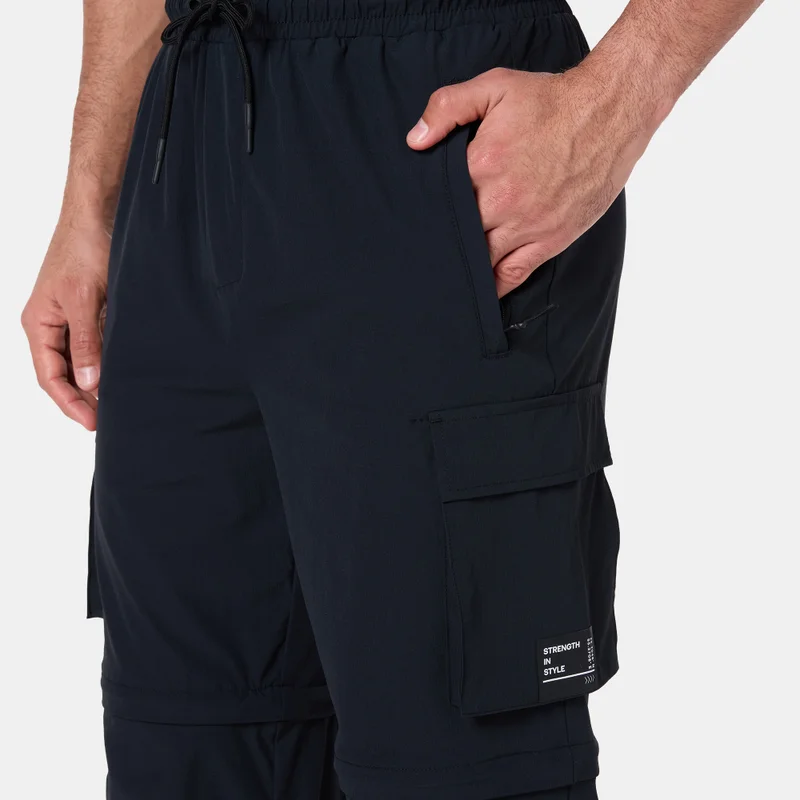 Sun And Sand Sports Black Men's Switch Up Cargo Pants for Men | Best Price UAE