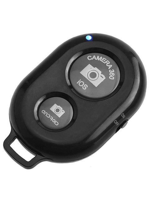 Remote Control Button Bluetooth Phone Selfie Stick Shutter Release (Black)