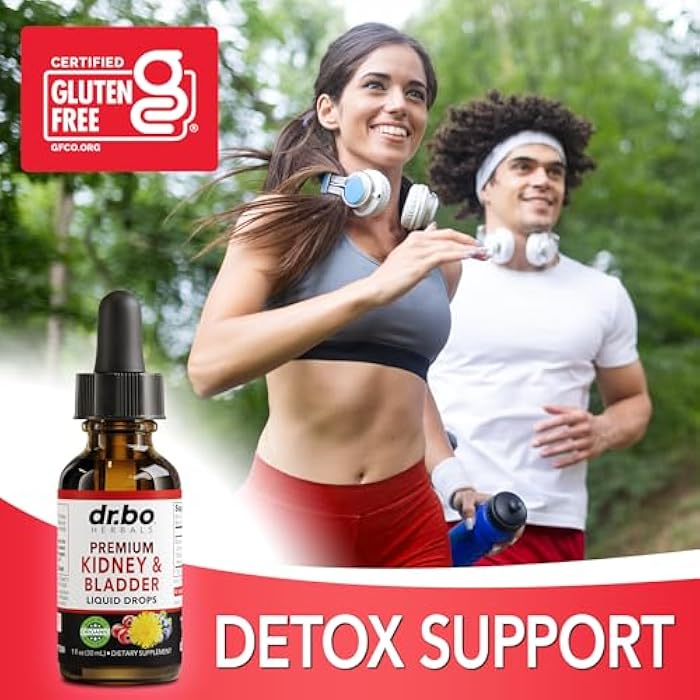 dr.bo Kidney Support Supplement Bladder Health - Organic Renal Cleanse Supplements Drops Juniper Berry Cleavers Dandelion - Renal Kidney Cleanse Detox Urinary Tract Herbal Bladder Support Flush Kidneys 1oz - Image 5