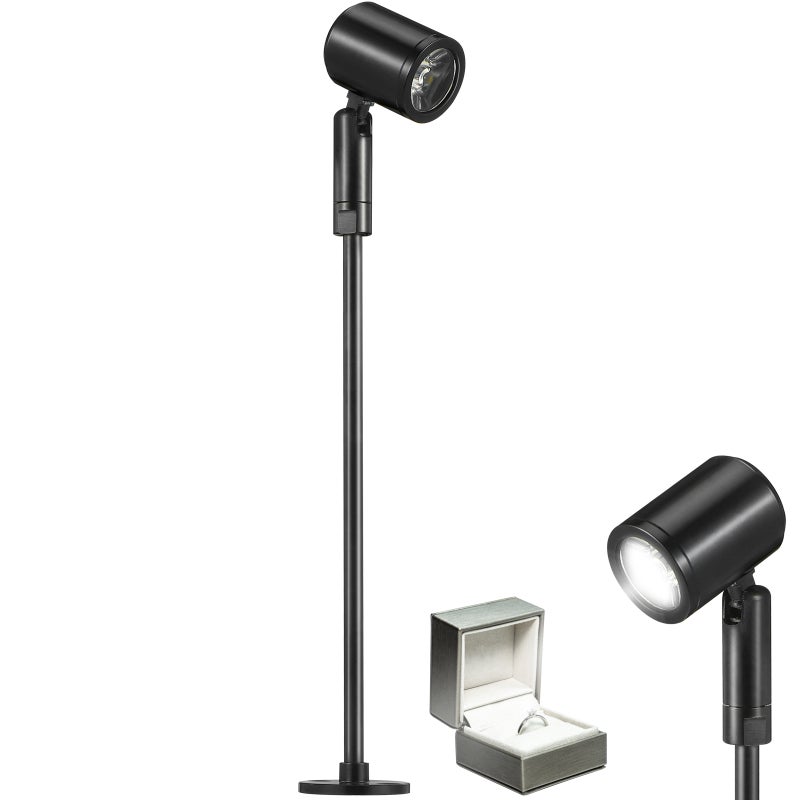 Cabinet Spotlight Jewelry Showcase Small Spotlight Standing Light For Shop - Image 1