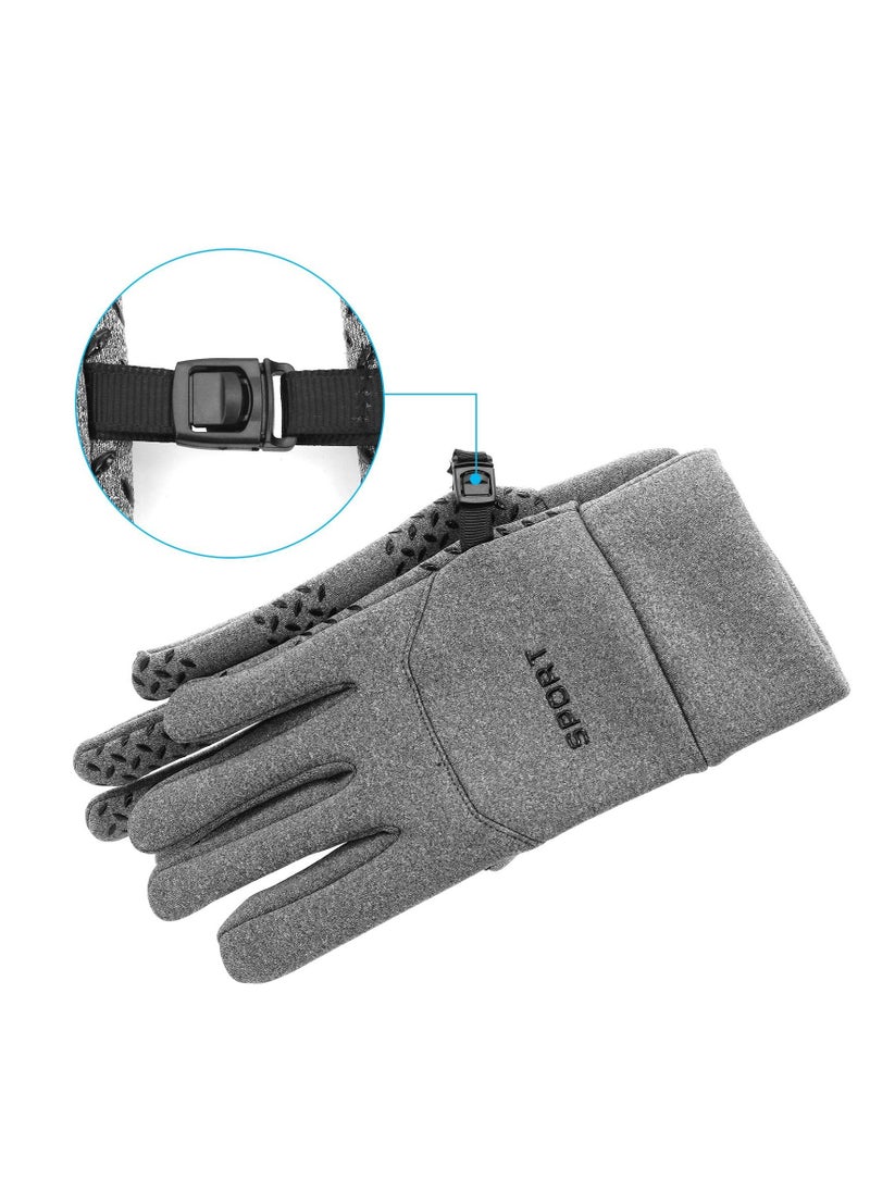 Excefore Winter Cycling Gloves Men Women,  Anti Slip Touchscreen Padded, Bike Glove Water Resistant Windproof Warm Anti-Slip for Running,  Biking, Workout, Hiking Camping, Skiing Sports  - Image 4