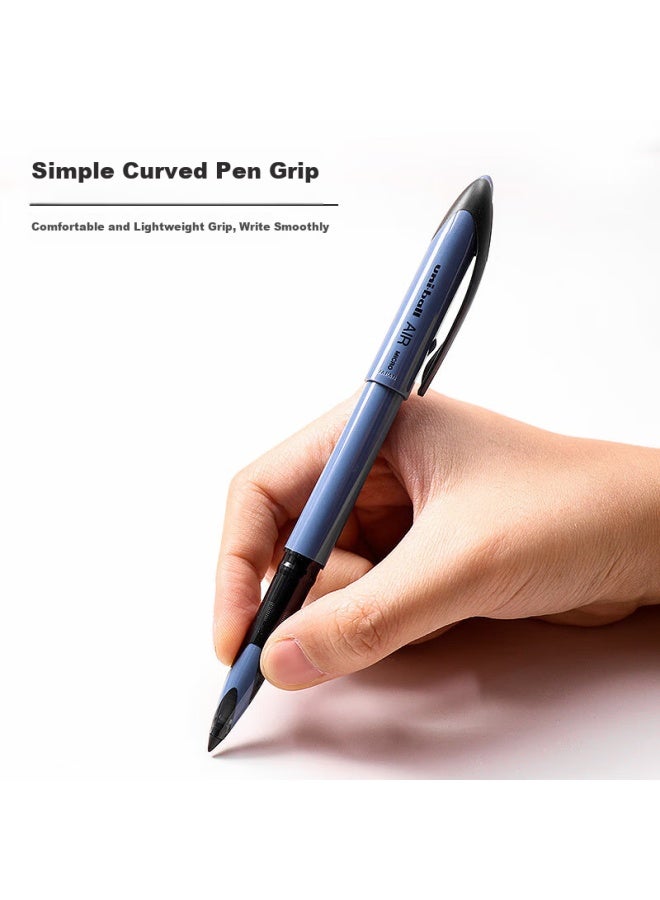 Uni Mitsubishi Black Technology Black Neutral Pen High Value 0.5 Black Pen Signature Pen Business Direct Liquid Type Water Pen Water Pen Uba-188C Sandstone Color Rod 6 Pieces - Image 5