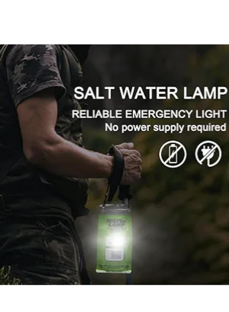 HL Portable LED Emergency Light Saltwater Flashlight - Battery-Free Survival Gear, Camping Accessories for Power Outages, Hiking, Night Fishing Use (Sustainable for 140 Hours) - Image 2
