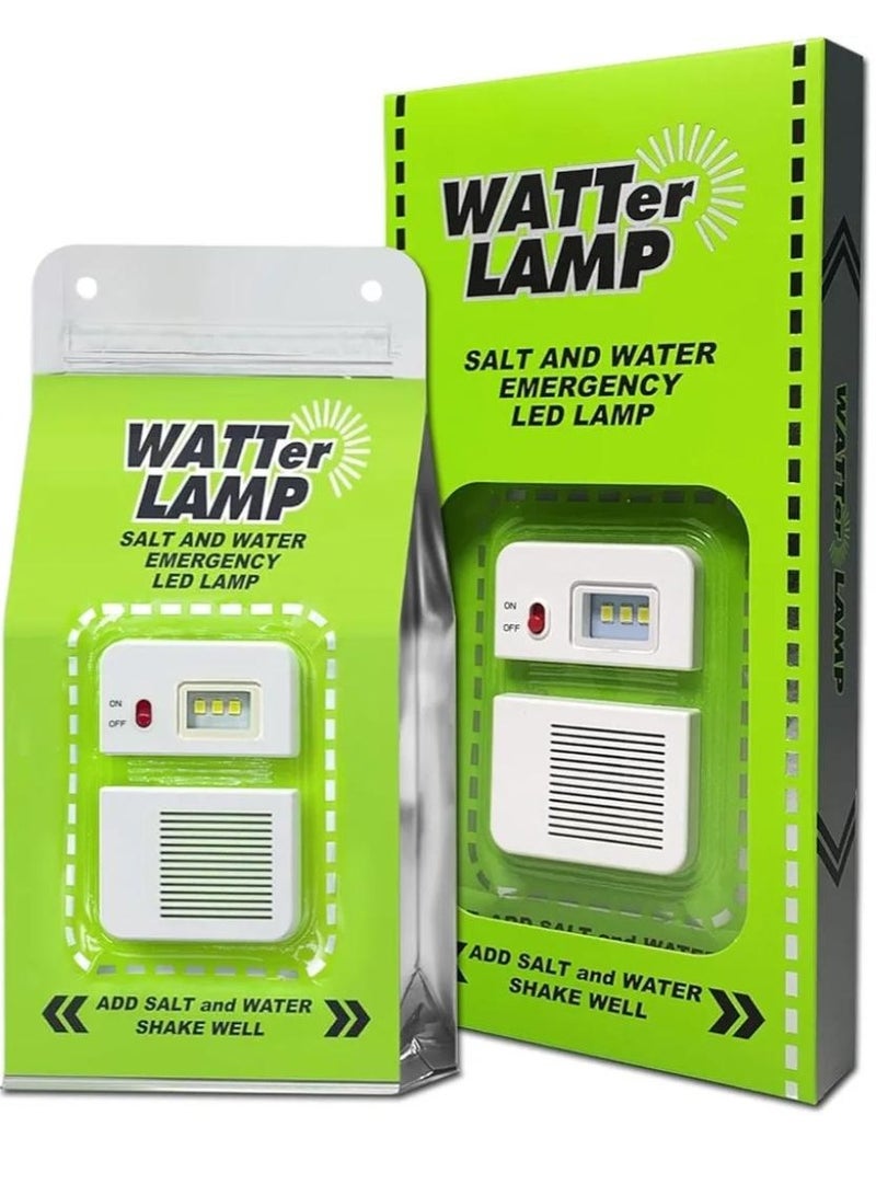 HL Portable LED Emergency Light Saltwater Flashlight - Battery-Free Survival Gear, Camping Accessories for Power Outages, Hiking, Night Fishing Use (Sustainable for 140 Hours) - Image 1