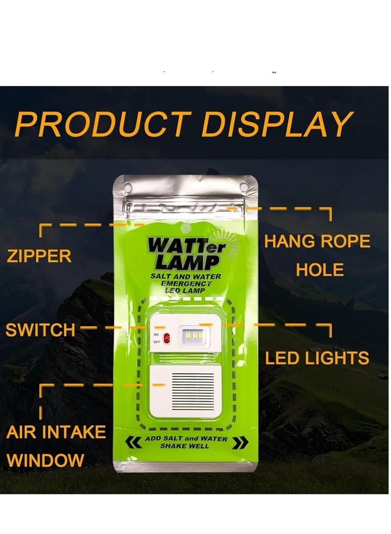 HL Portable LED Emergency Light Saltwater Flashlight - Battery-Free Survival Gear, Camping Accessories for Power Outages, Hiking, Night Fishing Use (Sustainable for 140 Hours) - Image 5