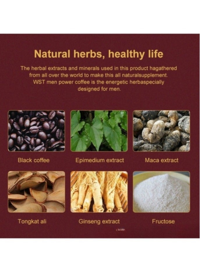 Wins Town Natural Instant Coffee for Men's Power and Energy -  Relieve Stress, and Boost Prostate Health - Image 4