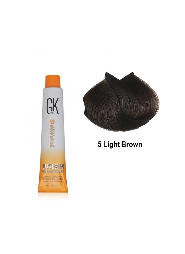 GK Hair GK Hair Color 5 Light Brown 100 ml 