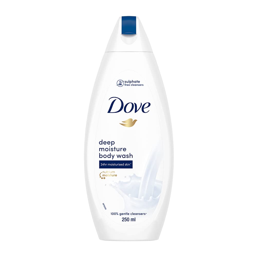 Dove Deeply Nourishing Body Wash, With Moisturisers For Softer, Smoother Skin, 250 Ml