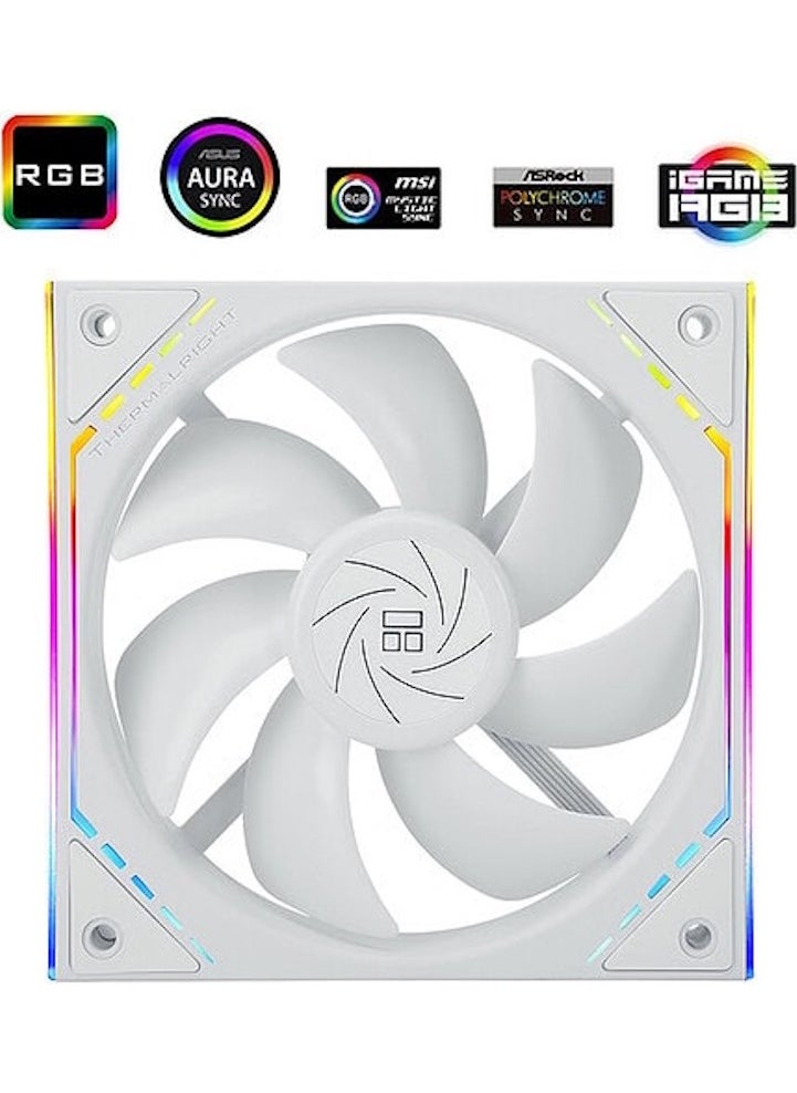 Thermalright TL-M12W Argb 120MM White Case Fan  - Image 3