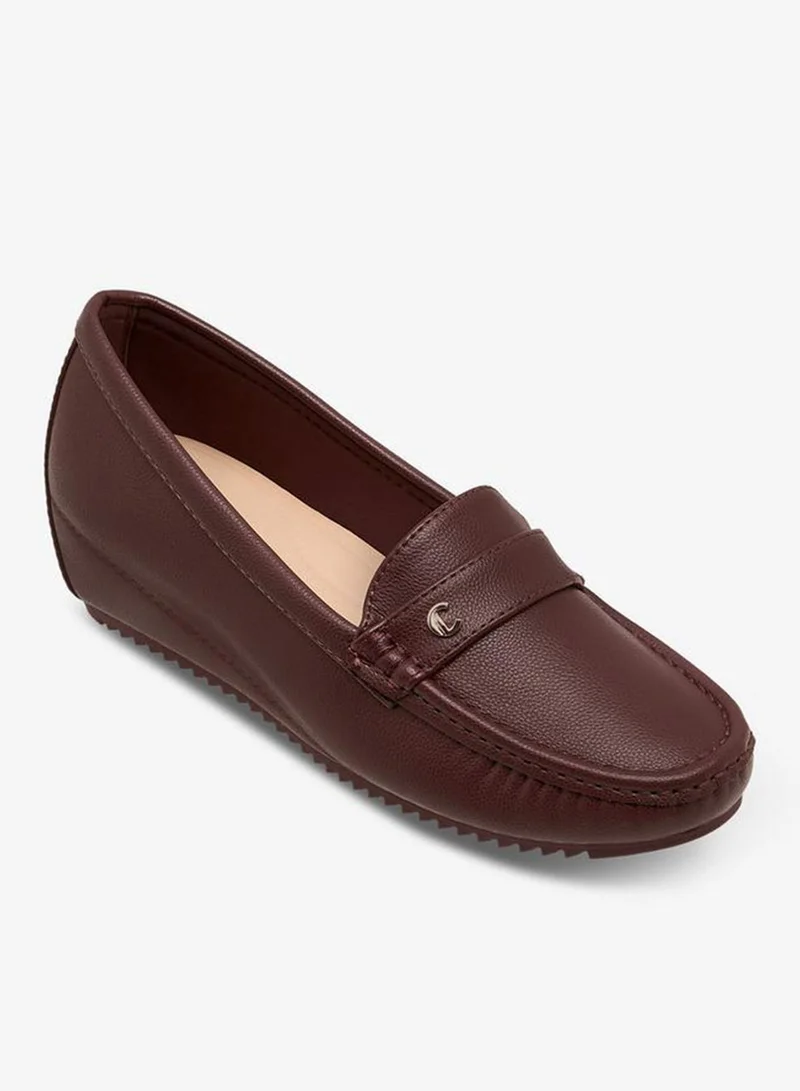 Women Jacquard Textured Loafers