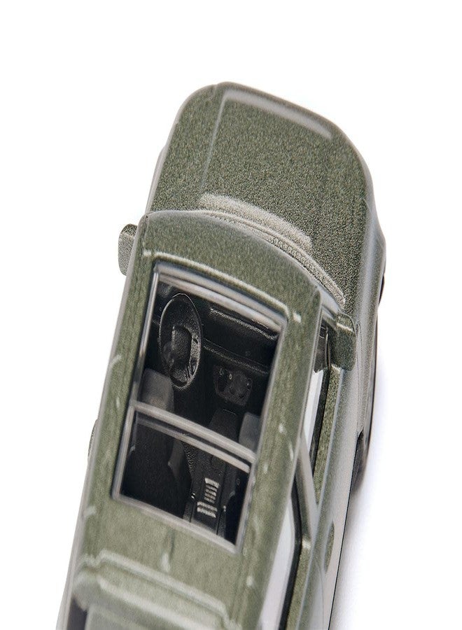 Siku 1549, Land Rover Defender 90 P400 AWD, Toy Car, Metal/Plastic, Green, Metallic Paint, Rubberised Tyres, Trailer Coupling - Image 3