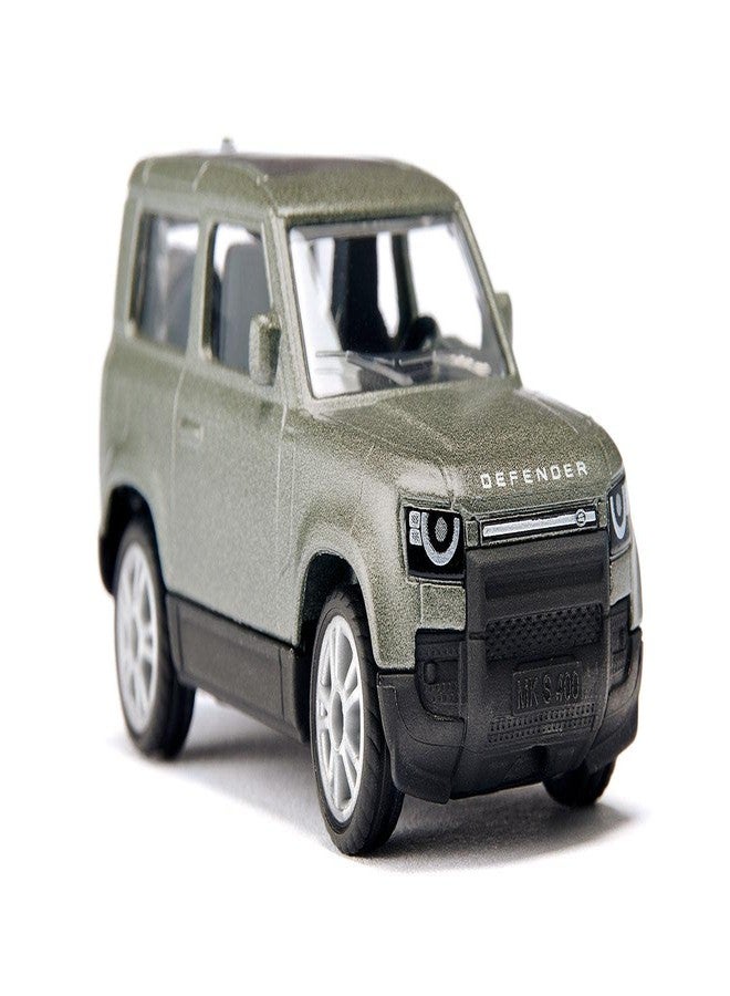 Siku 1549, Land Rover Defender 90 P400 AWD, Toy Car, Metal/Plastic, Green, Metallic Paint, Rubberised Tyres, Trailer Coupling - Image 4