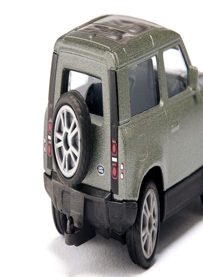 Siku 1549, Land Rover Defender 90 P400 AWD, Toy Car, Metal/Plastic, Green, Metallic Paint, Rubberised Tyres, Trailer Coupling - Image 5